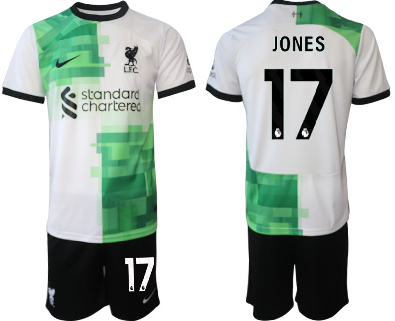 Men 2023-2024 Club Liverpool away white 17 Soccer Jersey